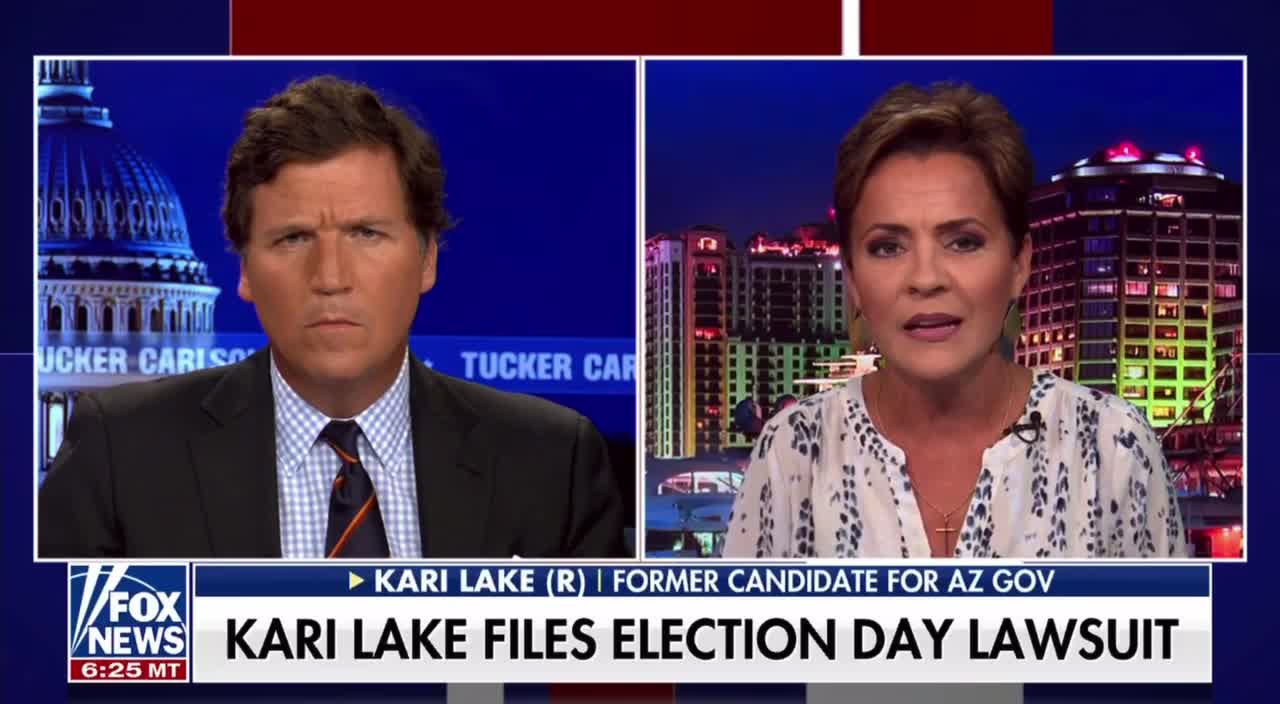 Kari Lake just went on Tucker Carlson and explained that our election system is rigged & corrupted