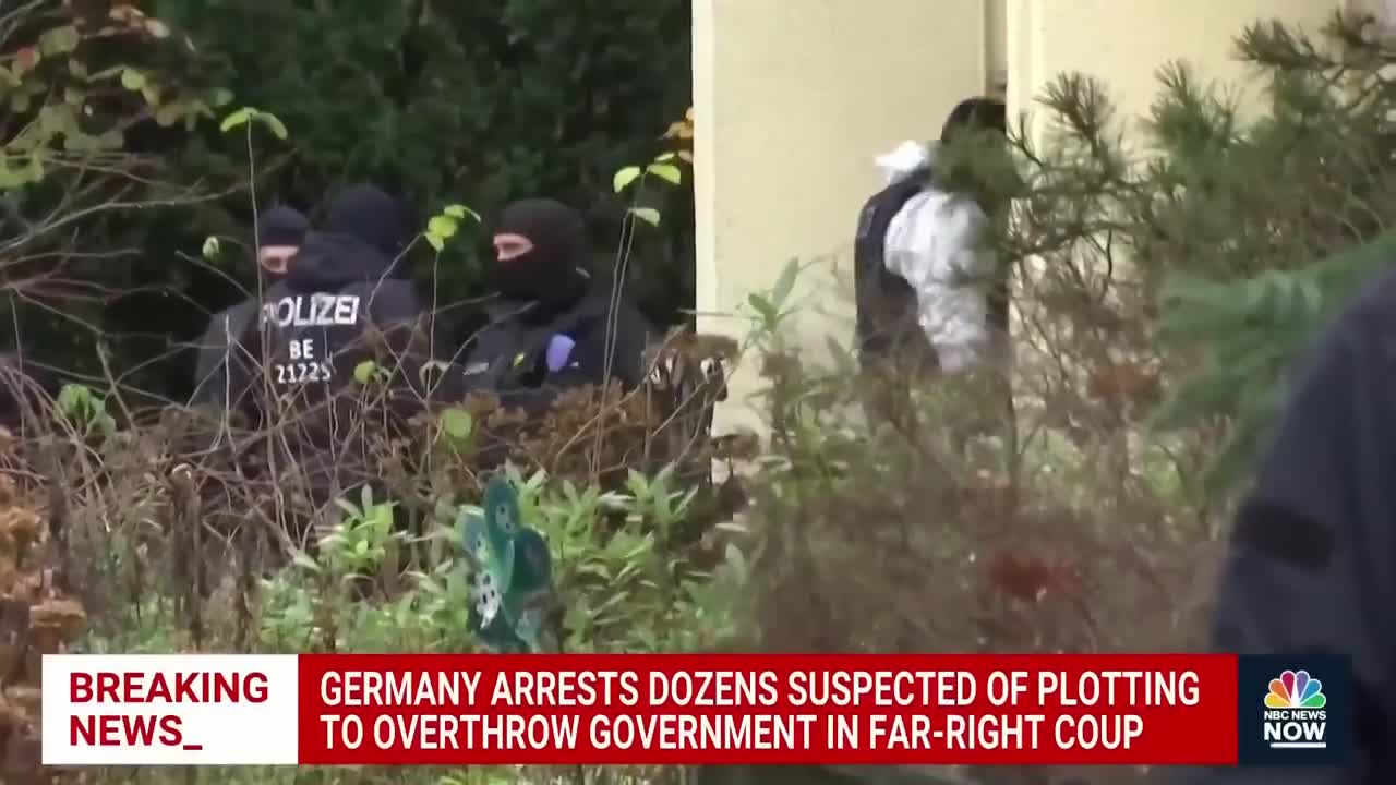 German Authorities Arrest Dozens Suspected Of Plotting To Overthrow Government