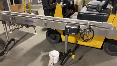 Accutek 4.5” Wide x 10’ Long Stainless Steel Conveyor