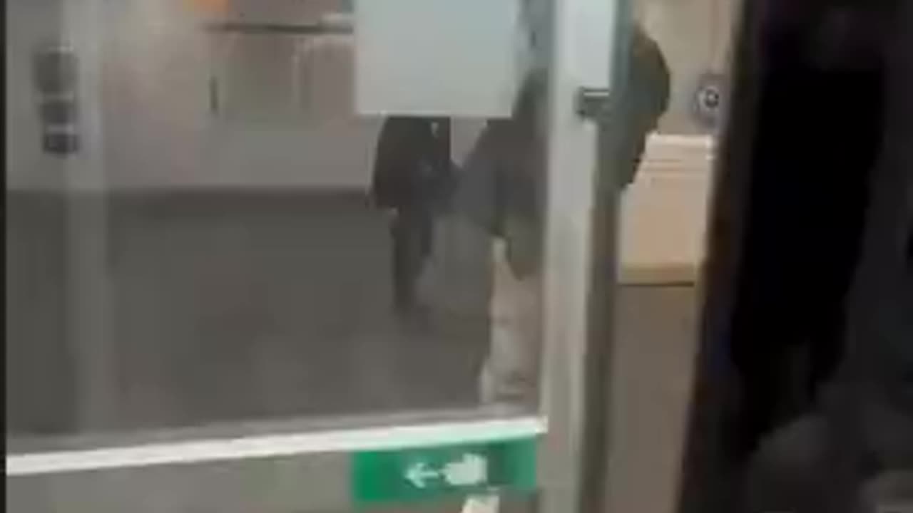 Negro Man on Paris Subway Blocks Passenger But Gets Expelled.mp4