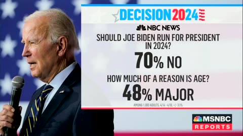 MSNBC CLOWNS Joe Biden, Acknowledges Most Do Not Want Him To Run Again