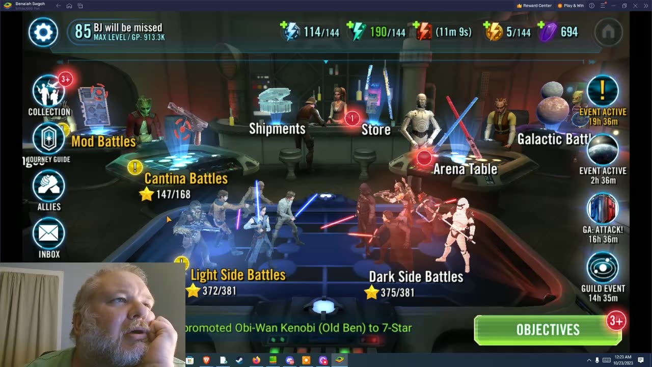 Star Wars Galaxy of Heroes F2P Day 167