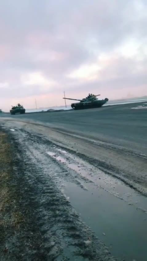 The Russian army continues to strengthen the border due to the escalation of the conflict in