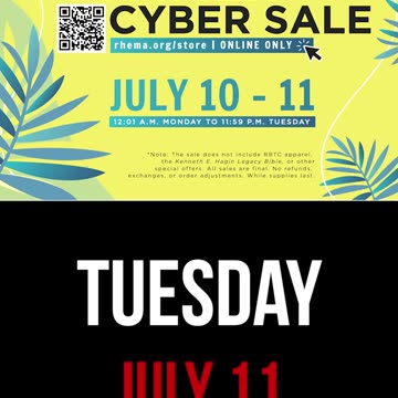 SUMMER CYBER SALE! | Ends Tuesday, July 11 at 11:59pm CDT