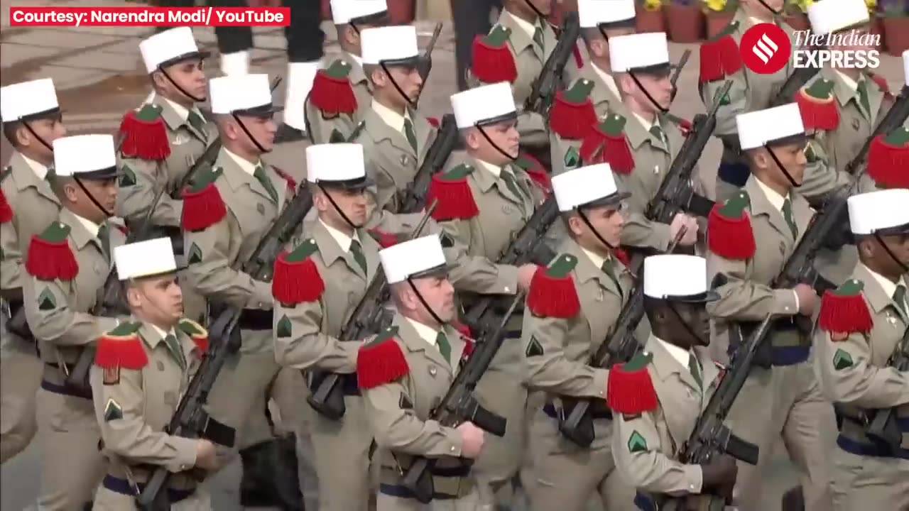 Republic Day 2024- Watch The French Army Contingent At Republic Day Parade