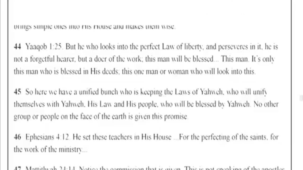 House of Yahweh Sabbath Services 8/24/2024