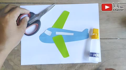 How to make airplane with origami paper #papercraft #crafty