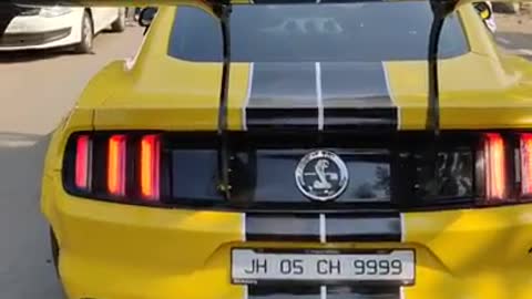 Ford Mustang Crazy Exhaust sound and Burn out 😍 / Supercars