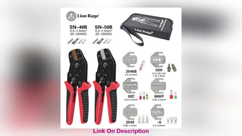 Review Crimping Tool Set Pressed Pliers Electrician T