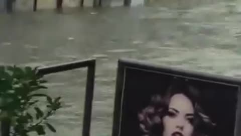 Italy: The city of Naples has been largely flooded today after massive rainfall