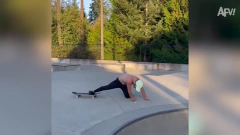 Watch Her PLAY and Hit the GROUND! 🤣 | Best Funny Fails | AFV 2022