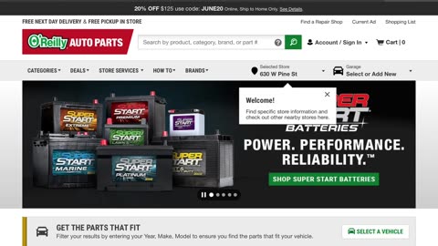 How to make your own O’Reilly Auto Parts Account