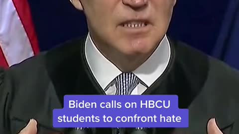 Biden calls on HBCU students to confront hate