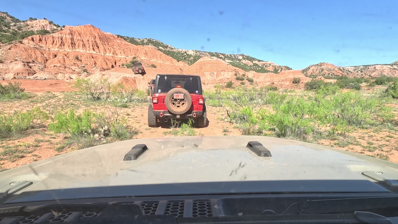 Palo Duro Canyon - Jeep Jamboree - 2024 - Day 1 - First Obstacle