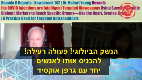 הנשק השקט - חלק 1 - הרעלת קרינה דר רוברט יאנג מסביר שהחיסולים הם כלי נשק ביולוגיים ממוקדים