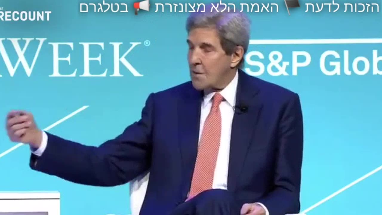 צאר האקלים של ביידן ג'ון קרי חכו שתראו 100 מיליון אנשים שכל כושר ייצור המזון קרס עבורם
