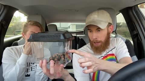 Holding A Giant Tarantula