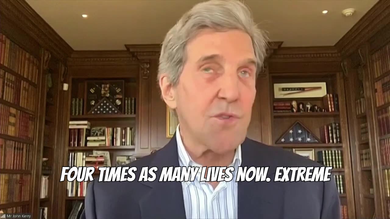 John Kerry on losing more lives every year than we lost in the Holocaust and World War II