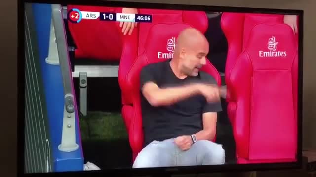 Guardiola funny scene