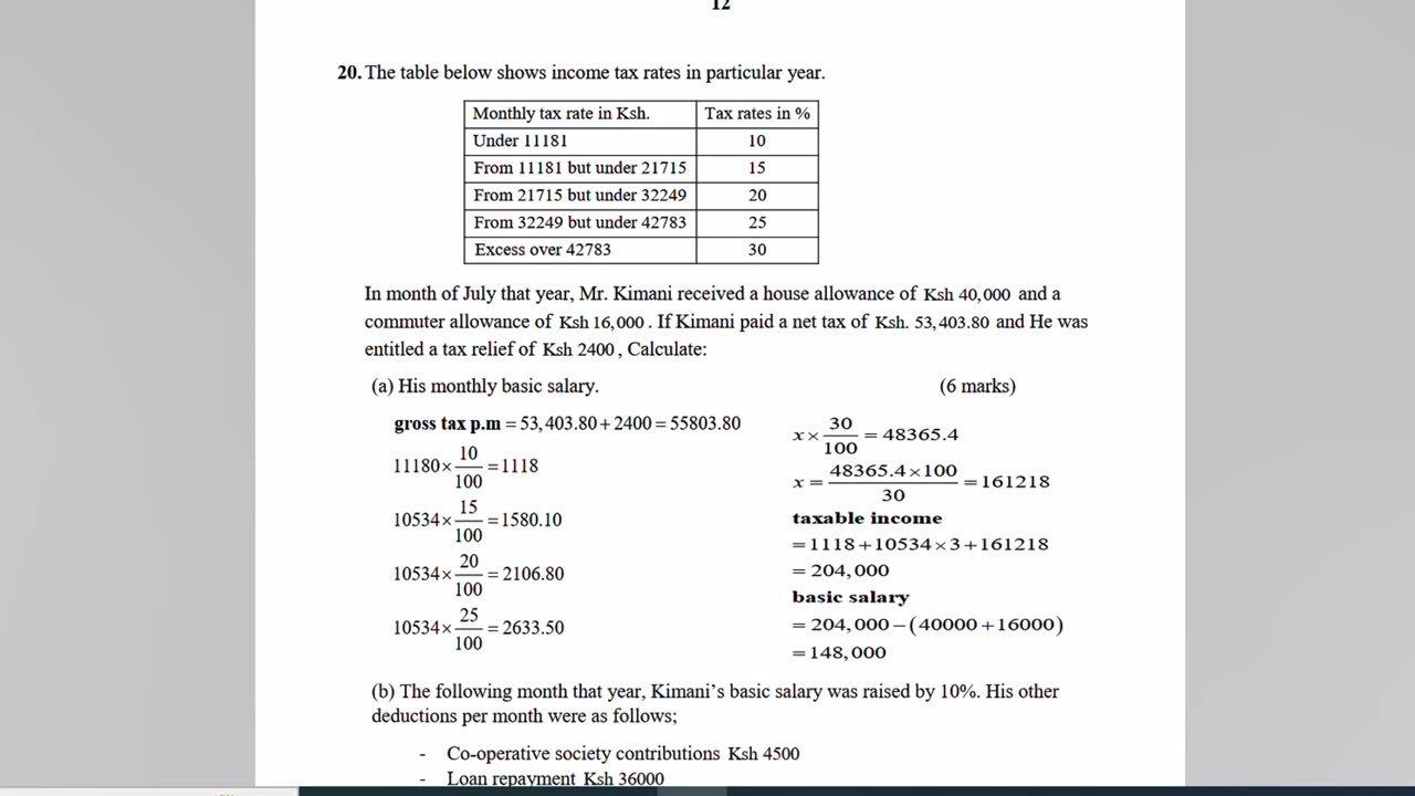 Mathematics Paper 2 KCSE 2025 Prediction