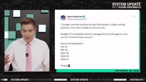 Glenn Greenwald - Government & Deep State control of Social Media