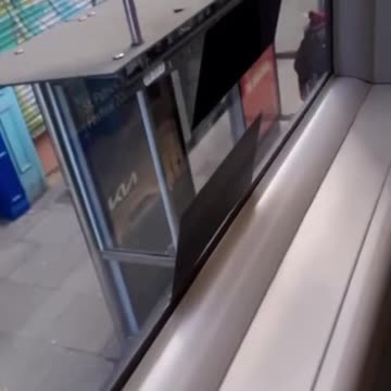 Reported to be a migrant trying to rob an old lady at a bus stop in Dublin, chased off by local.