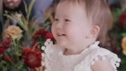 The flower girl spots grandpa. _weddinginspo _weddingparty _weddings _flowergirl