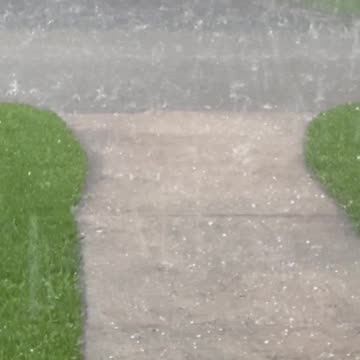 Hailing at my house in atascocita, Texas, 5/2/2024