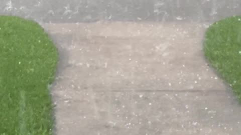 Hailing at my house in atascocita, Texas, 5/2/2024