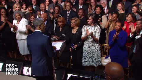 Watch President Obama speak -- and sing -- at White House tribute to Ray Charles