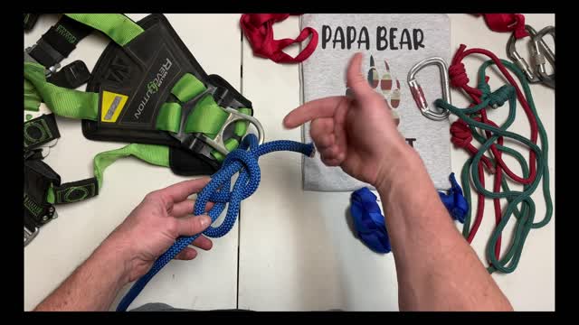 Faster Bowline Knot Better for Low light Operations