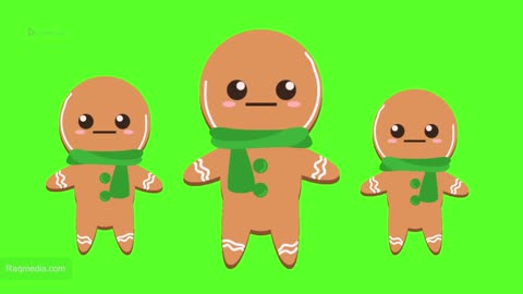 Christmas Puppet Effects Green Screen Animation Chroma Key For Video Editing