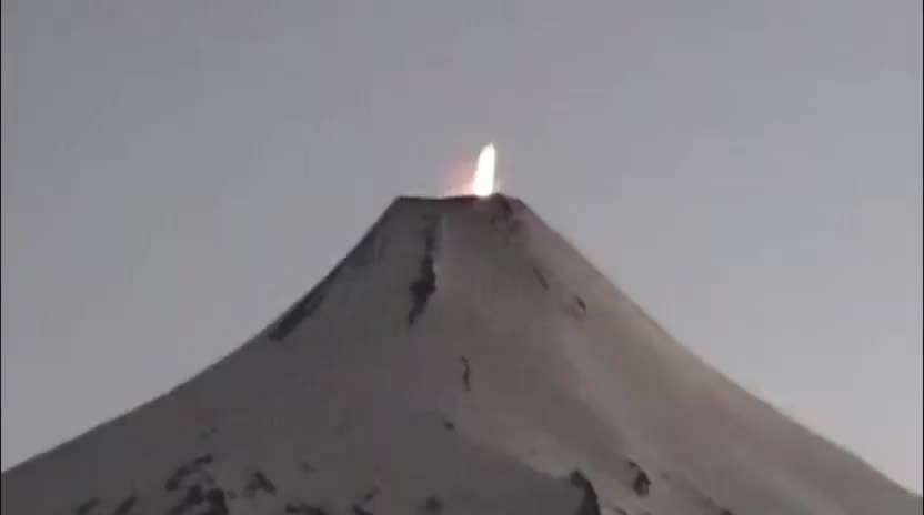 NEW: Chile on alert as active volcano rumbles, spits.