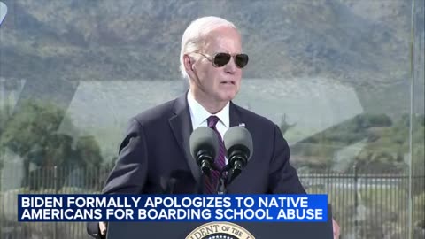 Biden visits Native Country and apologizes for the 'sin' of a 150-year-old boarding school policy