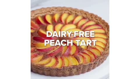 DAIRY-FREE PEACH TART