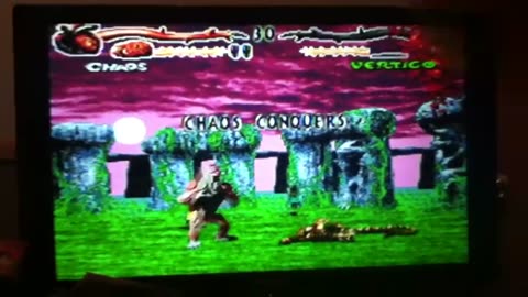 Primal Rage Chaos GS fatality sega genesis