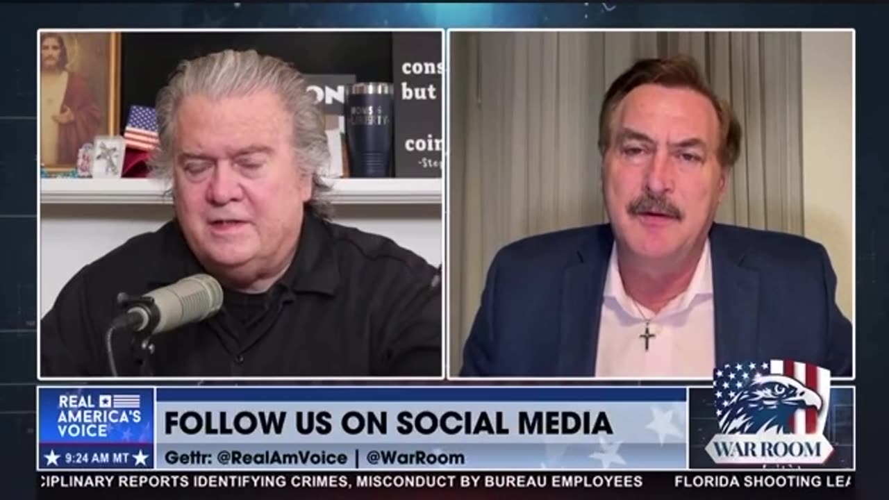 Mike is calling out FOX and for McCarthy letting them sift only through the J6 footage.
