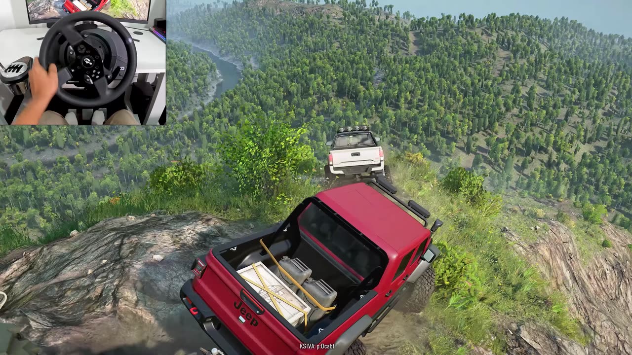 Jeep Gladiator _ Service Trailer Recovery _ SnowRunner _ Thrustmaster