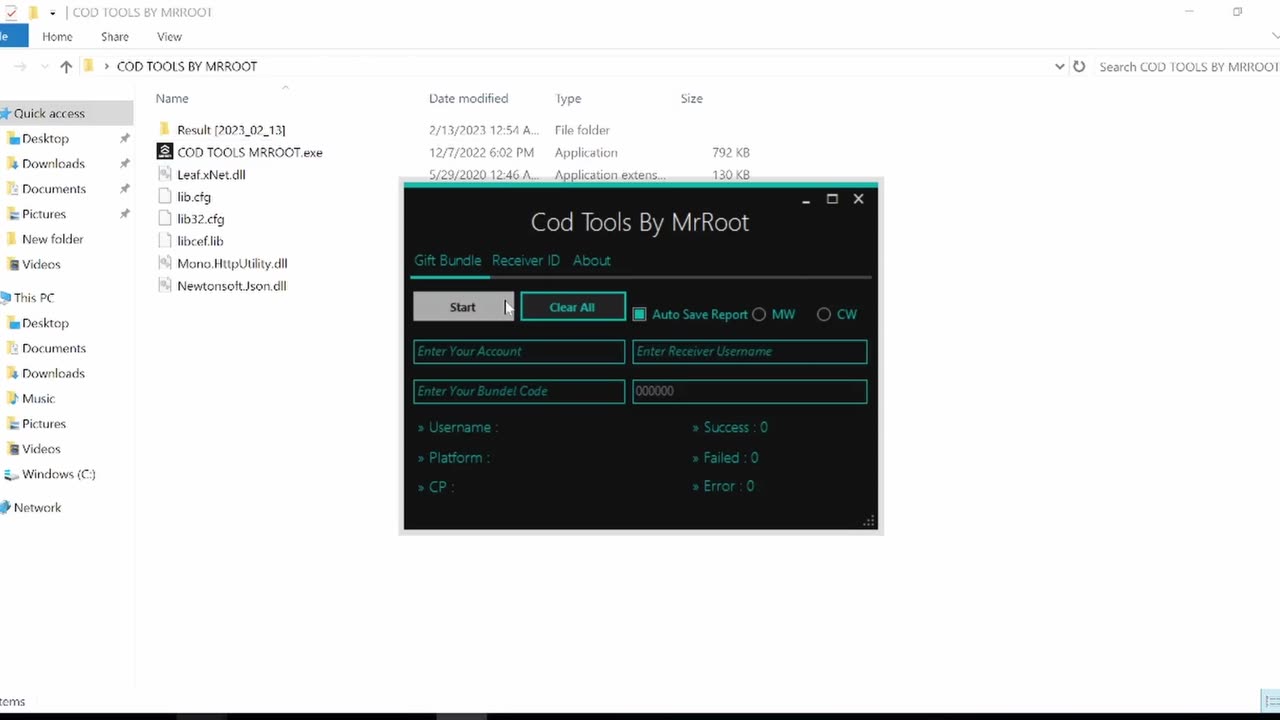 Call of Duty tool (free cod points)