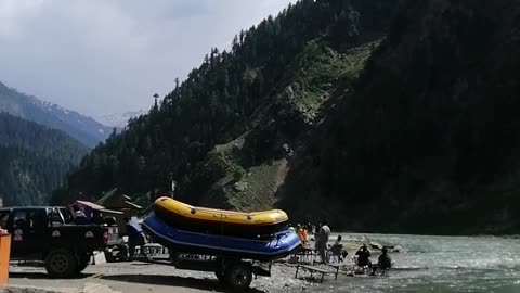 Naran river view