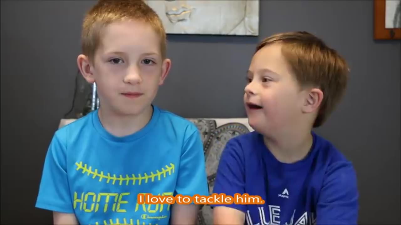 A Kid With Down Syndrome Has An Older Brother Who Loves Him