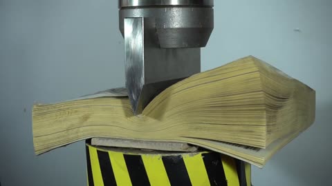 100 TON PRESS KNIFE vs CARDBOARD AND BOOK