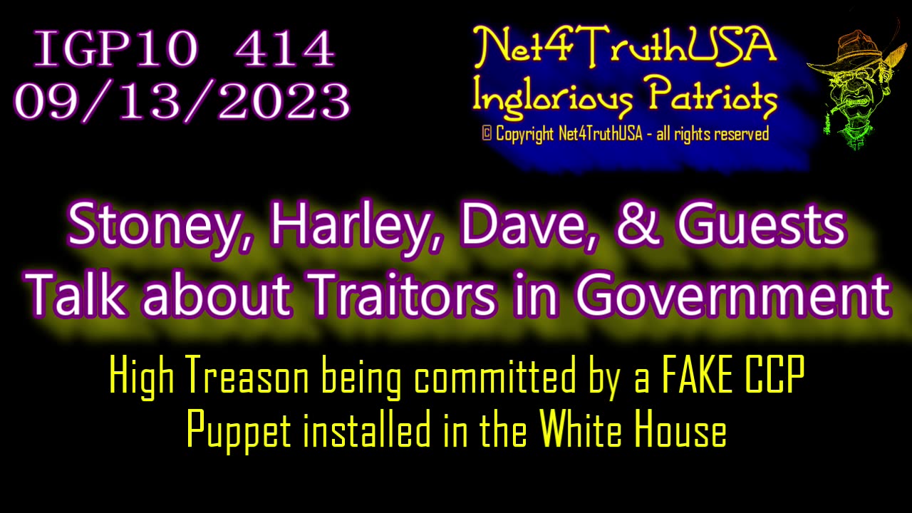 IGP10 414 - Stoney, Harley, & Dave talk about Traitors in Government