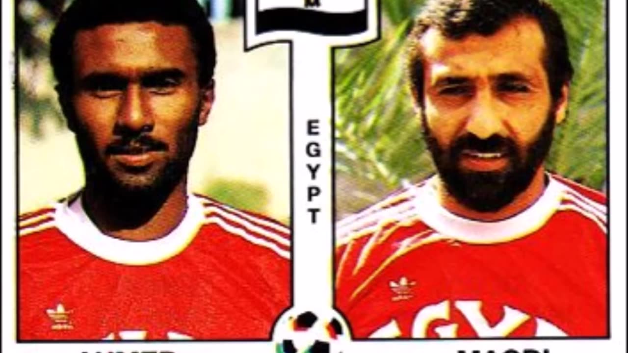 PANINI STICKERS EGYPT TEAM WORLD CUP 1990