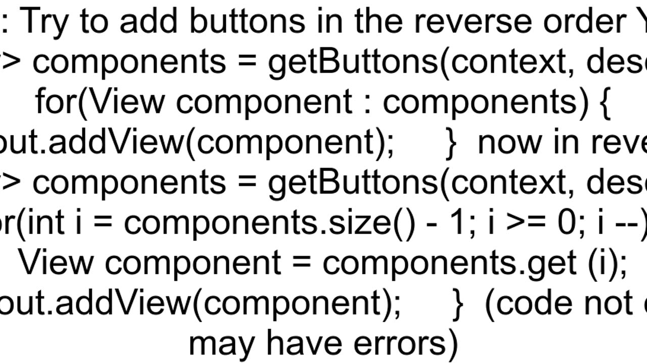 Bring to front part of layout in android