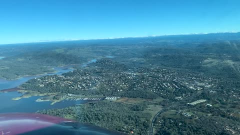 Folsom Lake Before and After the Storm