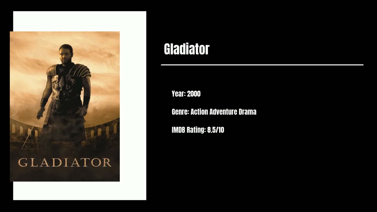 Best Movies To Watch #28 - Gladiator