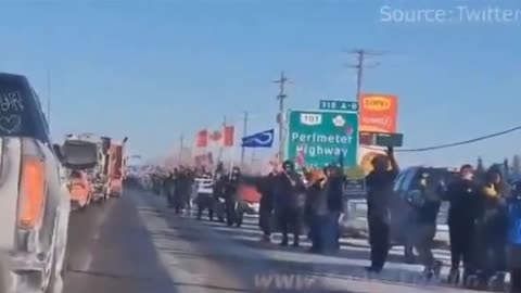 Canada: Le Freedom Convoy, 10 000 camions contre l'obligation vaccinale.