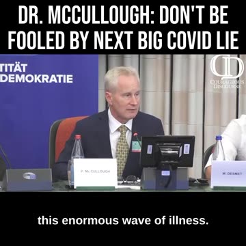 Dr Peter McCullough Testifies at the EU Parliament