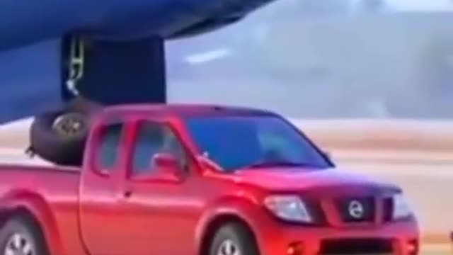 flight Landing on a car